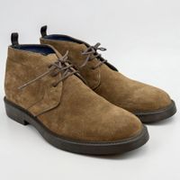 Bottines BRECOS en daim marron. Pointure 42. Made in Italy