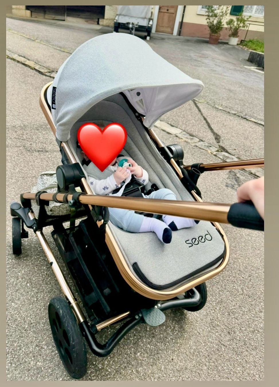 Kinderwagen: Seed Papilio Kinderwagen Rose Gold – Gebraucht aus Seewen SO von cuisinier90 2