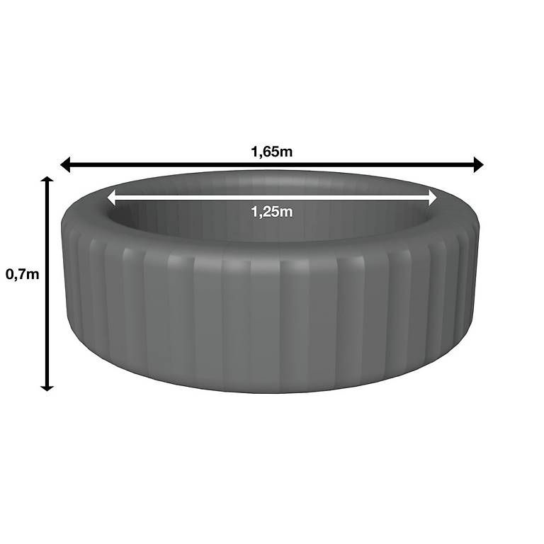 Whirlpool: Whirlpool Selection Outdoor Spa "London" 165 cm – Neu (gemäss Beschreibung) aus Hofstetten SO von basilea9 4