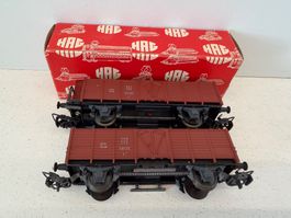 2e Set Hochbord HAG 320 + 340 Güterwagen DC
