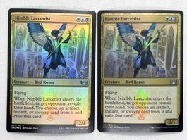 MTG Nimble Larcenist SNC 205 Englisch Uncommon Foil 2x
