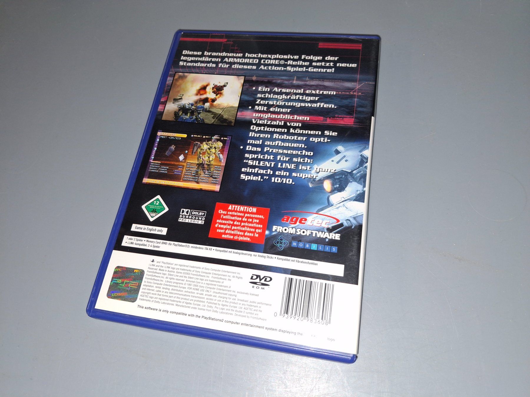 Sony Spiele: Silent Line Armored Core - PS2 – Gebraucht aus Welschenrohr von  1