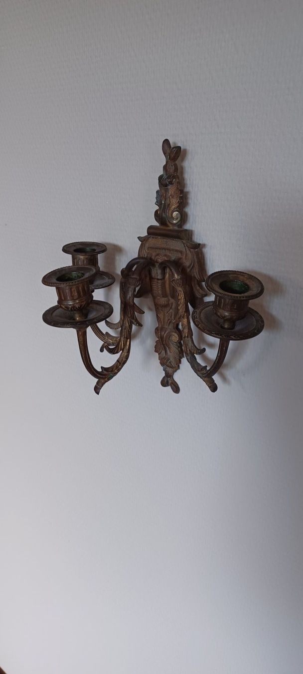 Portacandele: Wand Kerzenhalter aus Messing – Usato da Menziken venduto da Nikkimcanton 3