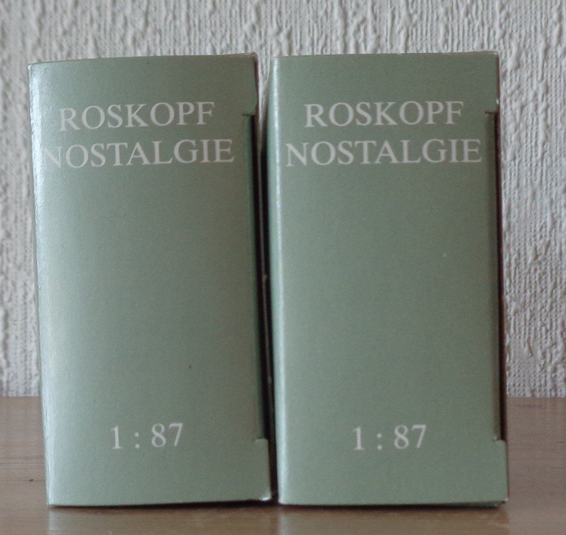 Roskopf Modelleisenbahnen: Roskopf, 2 LKWs, Serie Nostalgie, H0 – Neu (gemäss Beschreibung) aus Arbon von lyres 4