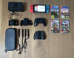 Nintendo Switch, mit Games und Zubehör