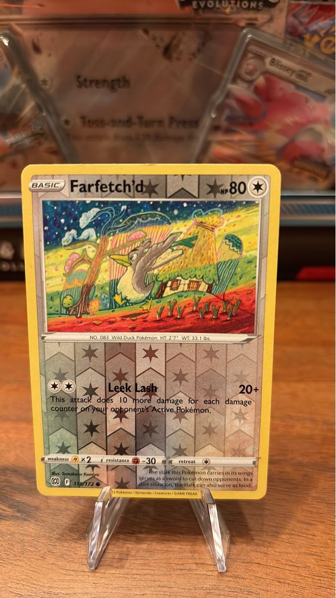 Pokémon Carte collezionabili: Pokemon Karte Farfetch'd rev Holo, 2022 cooles artwork – Usato da Dietikon venduto da PokemonSwissSpotify