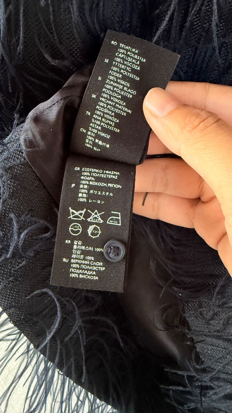 Cos Tops: COS Fransen-Top Dunkelblau-Gr. 34 – Neu (gemäss Beschreibung) aus Niederrohrdorf von gigerch 9
