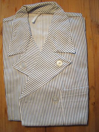 Metzgerjacke/Metzgerbluse, Grösse 48, neu