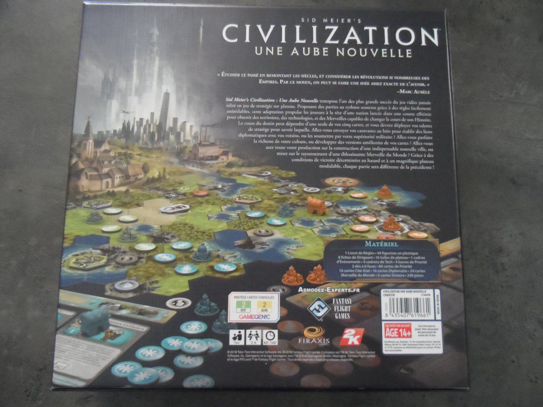 Jeux: Civilization Nouvelle Aube  + inserts + extention – Neuf (Voir description) à Muraz (Collombey) par Ping181 1