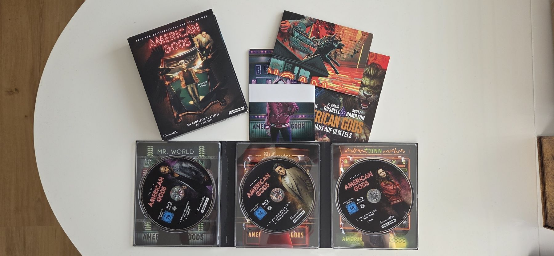 Tutti i DVDs: American Gods - Staffel 1+2 Blu-rays – Usato da Zufikon venduto da lakotassu 1