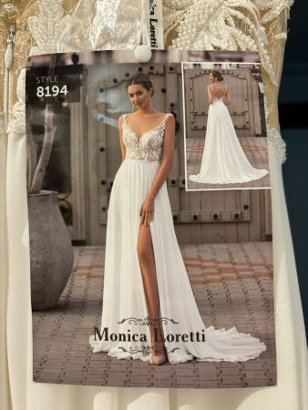 Neues Hochzeitskleit von Monica Loretti/Style 8194 (A-Linie)