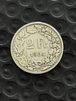 2 Franken 1904  sehr Rar