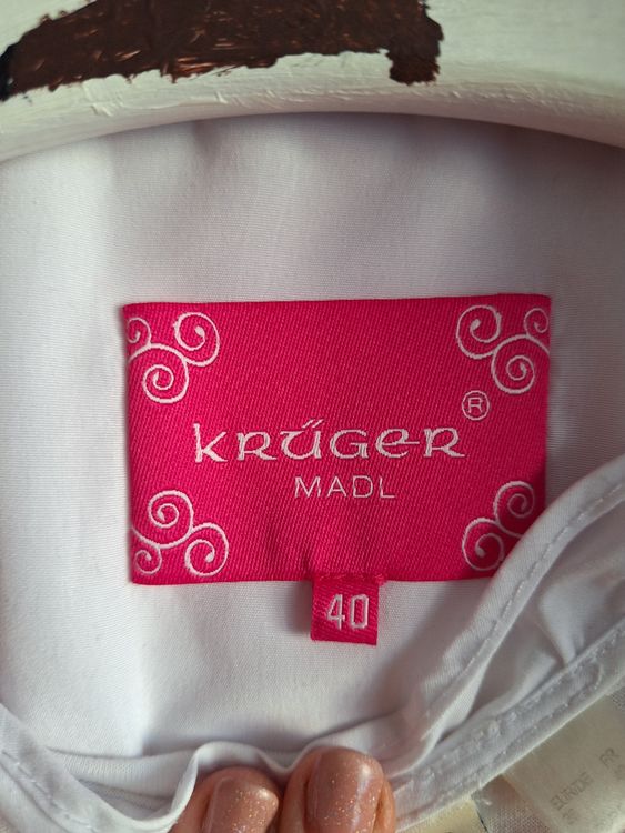 Costumi: Krüger Dirndl Corsage inkl. Bluse, Gr.40 – Nuovo (secondo la descrizione) da Vilters venduto da Fleiflomi 4