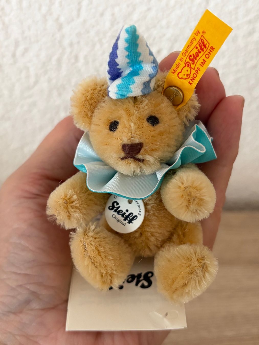 Steiff Jouets: Steiff Mini Mohairteddy "Clown" – Neuf (Voir description) à Rapperswil SG par marianna59