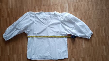 Marc O’Polo Bluse, weiss, Gr. 38, Puffärmel, Top Zustand