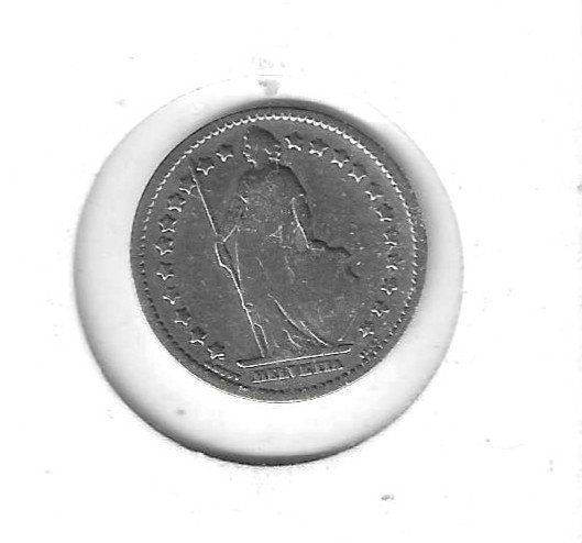 Tutti le monete: Monnaie Suisse: 1 Fr 1887 – Usato da Muraz (Collombey) venduto da Resine 1