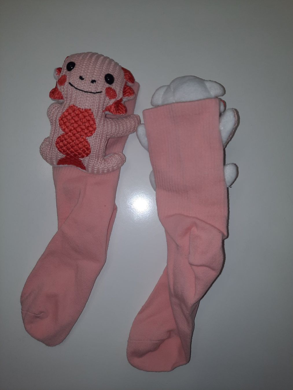 Calze per bambini: Kindersocken mit Axolotl Figur – Nuovo (secondo la descrizione) da Zürich venduto da ONVA-RE-USE 1