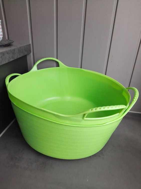 Horka Pferde Futtereimer Mit Griffen - Flexibler Plastikeimer
