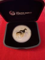 Lunar2 Pferd 2014 Gilded 1oz