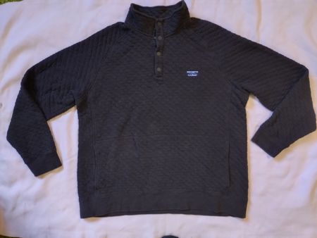 Pull L.L.Bean matelassé anthracite XL 
