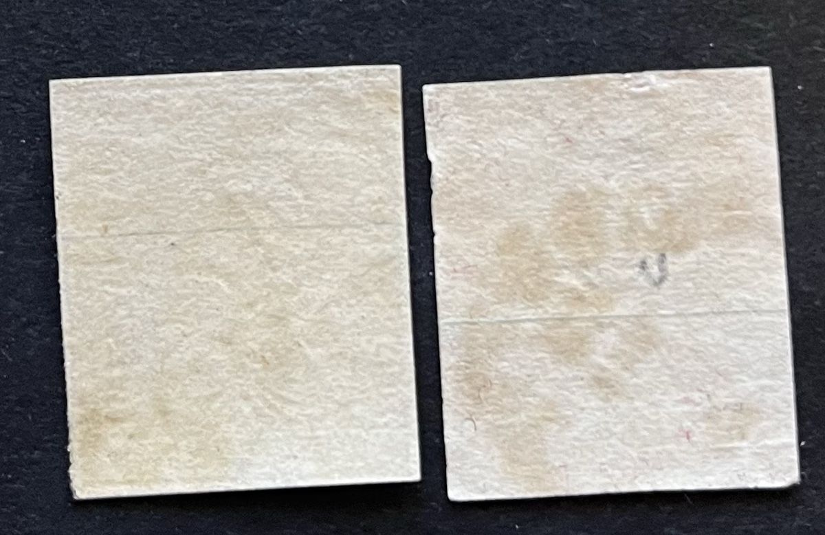Tutti i francobolli: 2x Strubel 25G Cat. 190.-  – Usato da Sottens venduto da thigroux 1