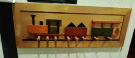 Kindergarderobe Zug Eisenbahn