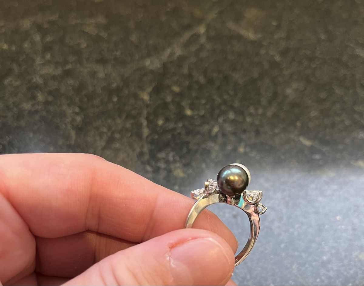 Anelli: Gold Ring mit Diamanten und Perlen – Usato da Jegenstorf venduto da wey_k9j9 3