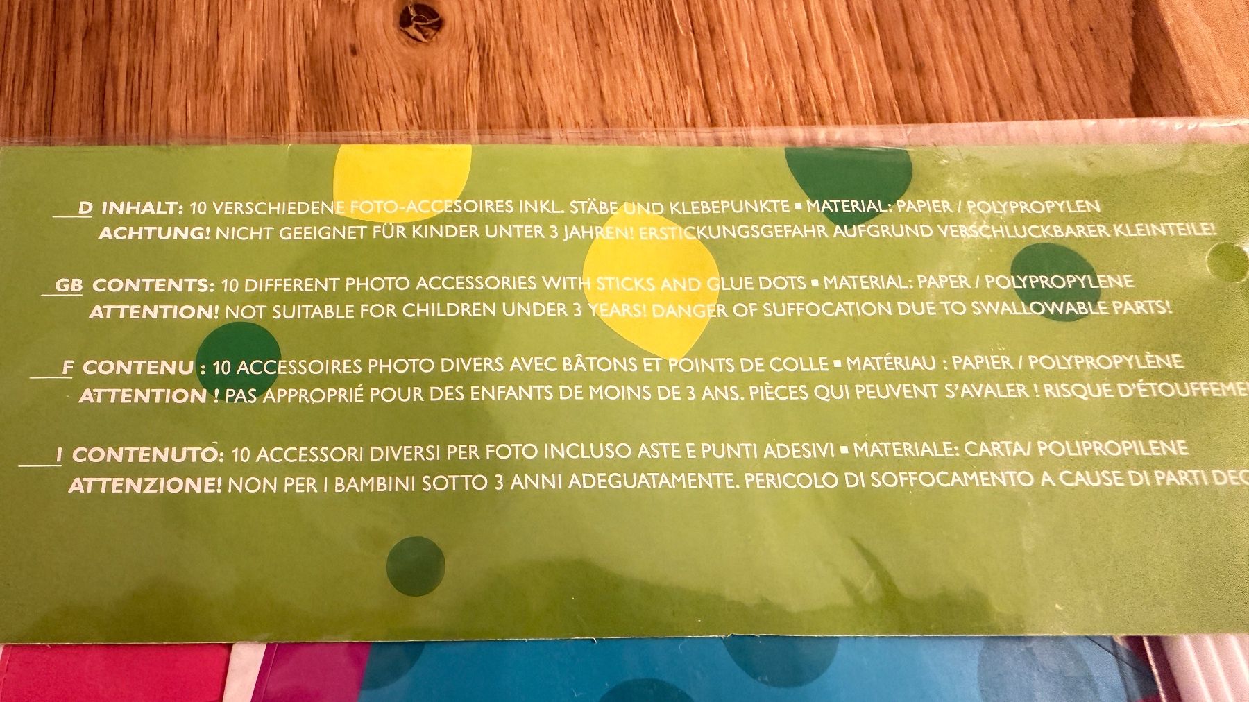Kostüme: Foto Accessoires Party 10er Set NEU – Neu und originalverpackt aus Teufen AR von Maleaa 2