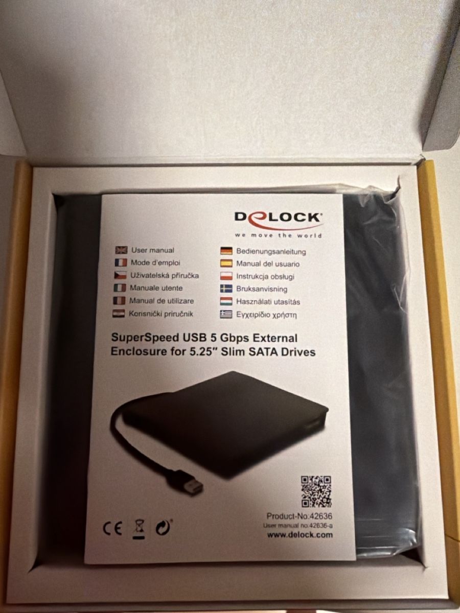 Lecteurs & Adaptateurs: DELOCK SuperSpeed USB 5Gbps External Enclosure 5.25" – Neuf avec emballage d'origine à Auenstein par Robin_1990 2
