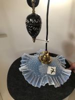 Zuglampe wunderschön mit Opalinglas Jugendstil, antik