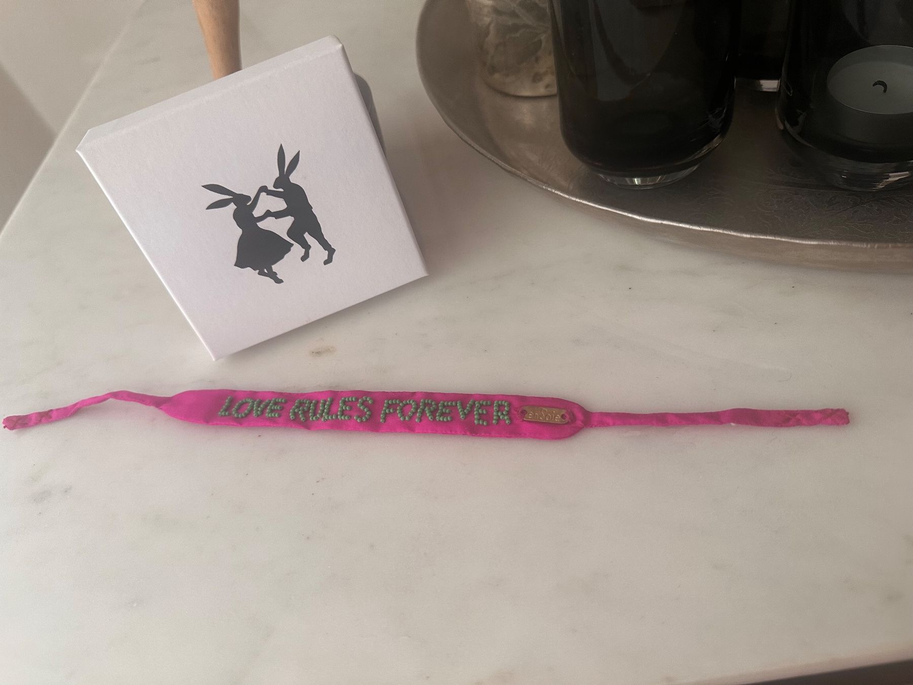 Ensoie Armbänder & -reifen: enSoie Seidenarmband mit Perlen – Gebraucht aus Illnau von Cnordsee 3