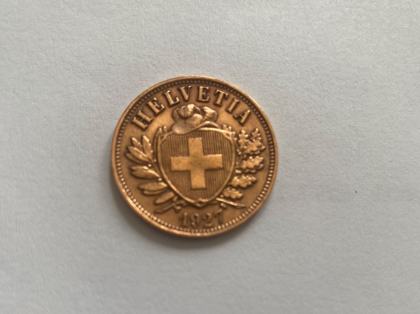 Tutti le monete: 2 centimes/Rappen 1927 – Usato da Nyon venduto da Ilmi09
