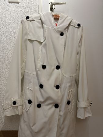 Esprit Damen Übergangsjacke, weiss, Grösse L