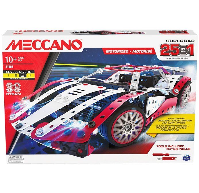 Meccano Jeux de construction: Meccano 25-in-1 Motorized Supercar / Bausatz – Neuf avec emballage d'origine à Oensingen par Liquidations-Shop 1