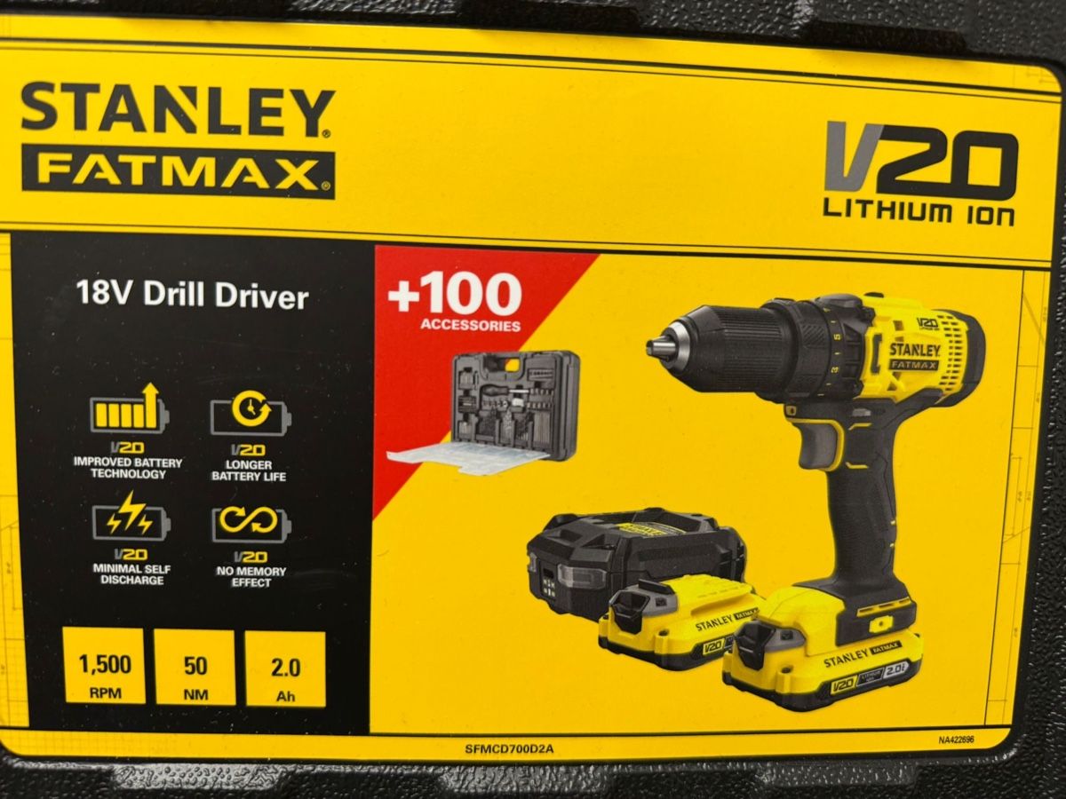Stanley Bohrmaschinen: Stanley fatmax 18v drill driver – Neu und originalverpackt aus Brüttisellen von business_peter 3