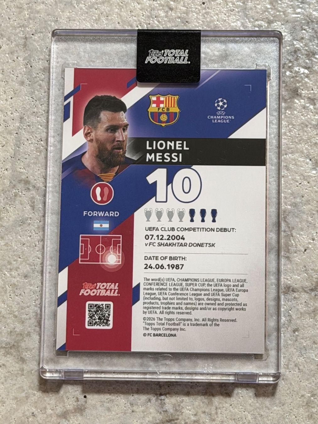 Topps Sammelbilder & Trading cards: Lionel Messi 41/50 - Topps – Neu (gemäss Beschreibung) aus Kaiseraugst von 420n 1