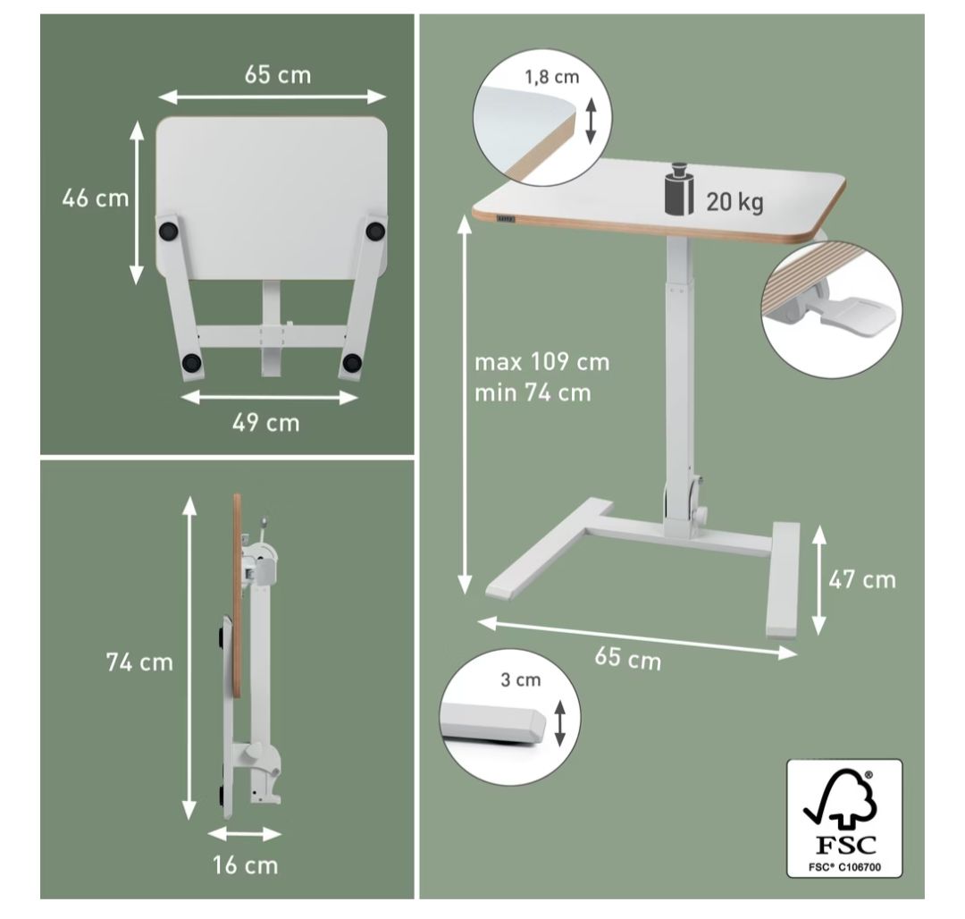 Tavoli: Workstation Ergo: Leitz – Nuovo (secondo la descrizione) da Basel venduto da Bafidu 5