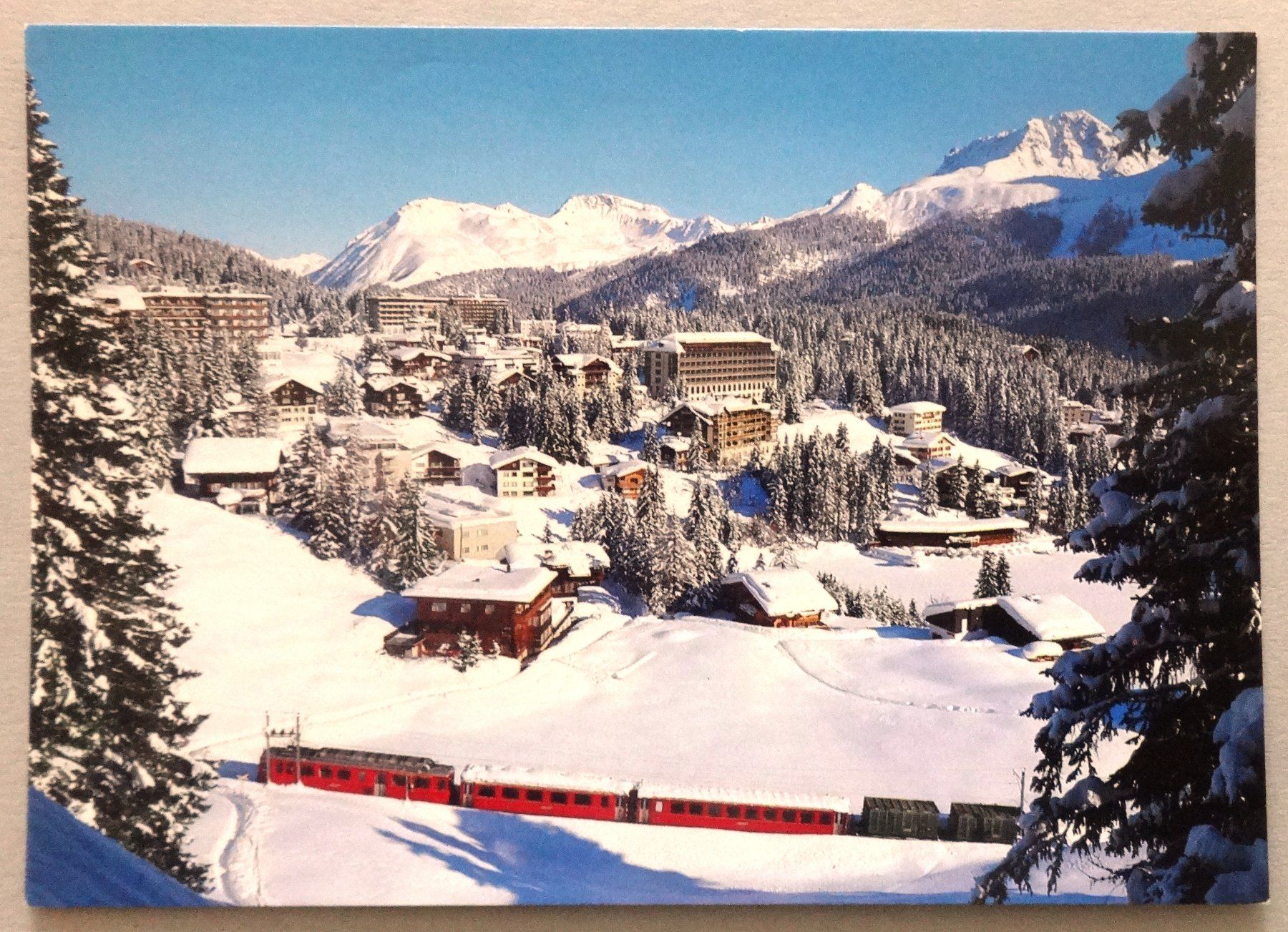 Cartoline postali: Arosa 1800 m – Usato da Fétigny venduto da Billy2miny