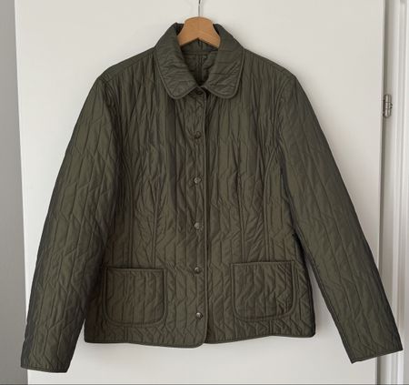 FUCHS SCHMITT Steppjacke Gr. 42 Khakigrün - Guter Zustand