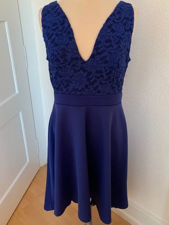 Bodyflirt Damen Kleid, Gr. 40/42, Blau