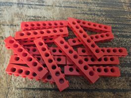 lego 3702 lot de 16 pièces Red Technic, Brick 1 x 8