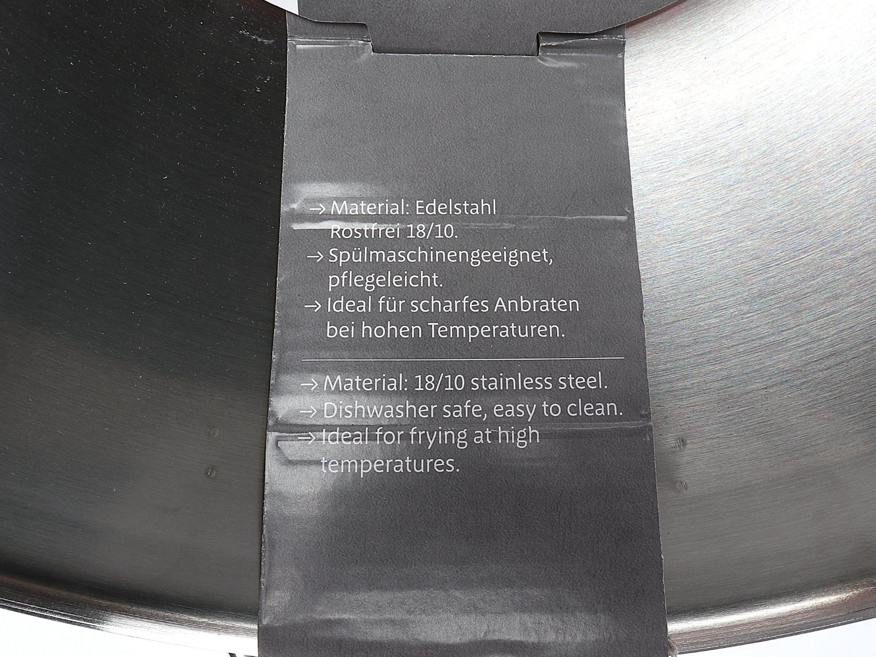 Padelle: SILIT Wok Edelstahl – Nuovo e nell'imballaggio originale da Steinen venduto da Restwert_Steinen 9