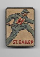 militärisches Abzeichen St.Gallen 44, Stickerei auf Metall