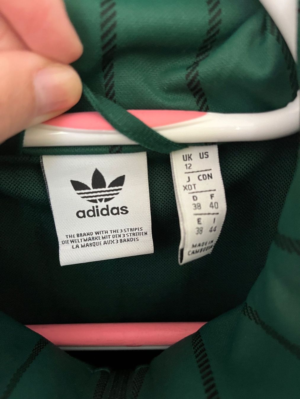 Adidas Giacche: Adidas Trainerjacke Grün Gestreift – Usato da Zürich venduto da ale_g7ty 1