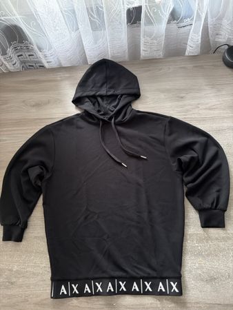 Schwarzer Hoodie von Armani Exchange, Größe S