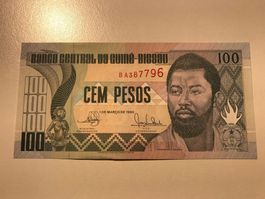 Guinea-Bissau 100 Pesos 1990 Neuwertig