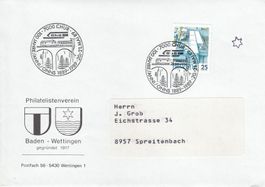 1989 100 Jahre RhB Chur Philatelistenverein Baden-Wettingen