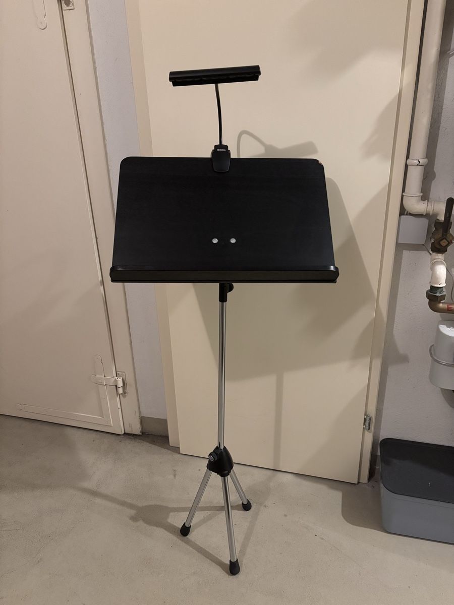 Supporti per strumenti musicali & leggii: Stehpult aus Holz mit Lampe – Nuovo (secondo la descrizione) da Zollikon venduto da han_rvt8