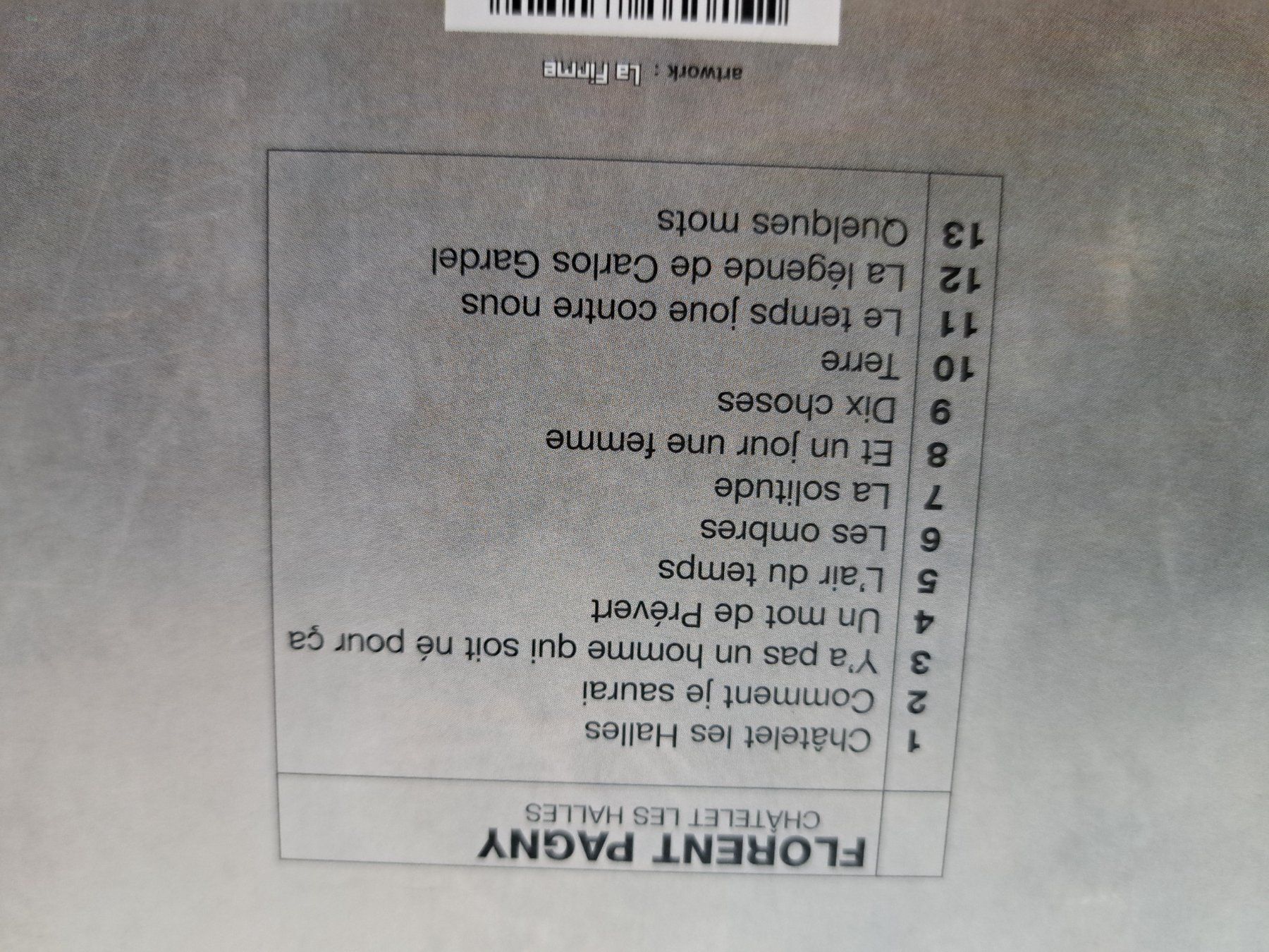 CD: Cd Florent Pagny - Chatelet les Halles – Usato da Pully venduto da bro_n52j 2