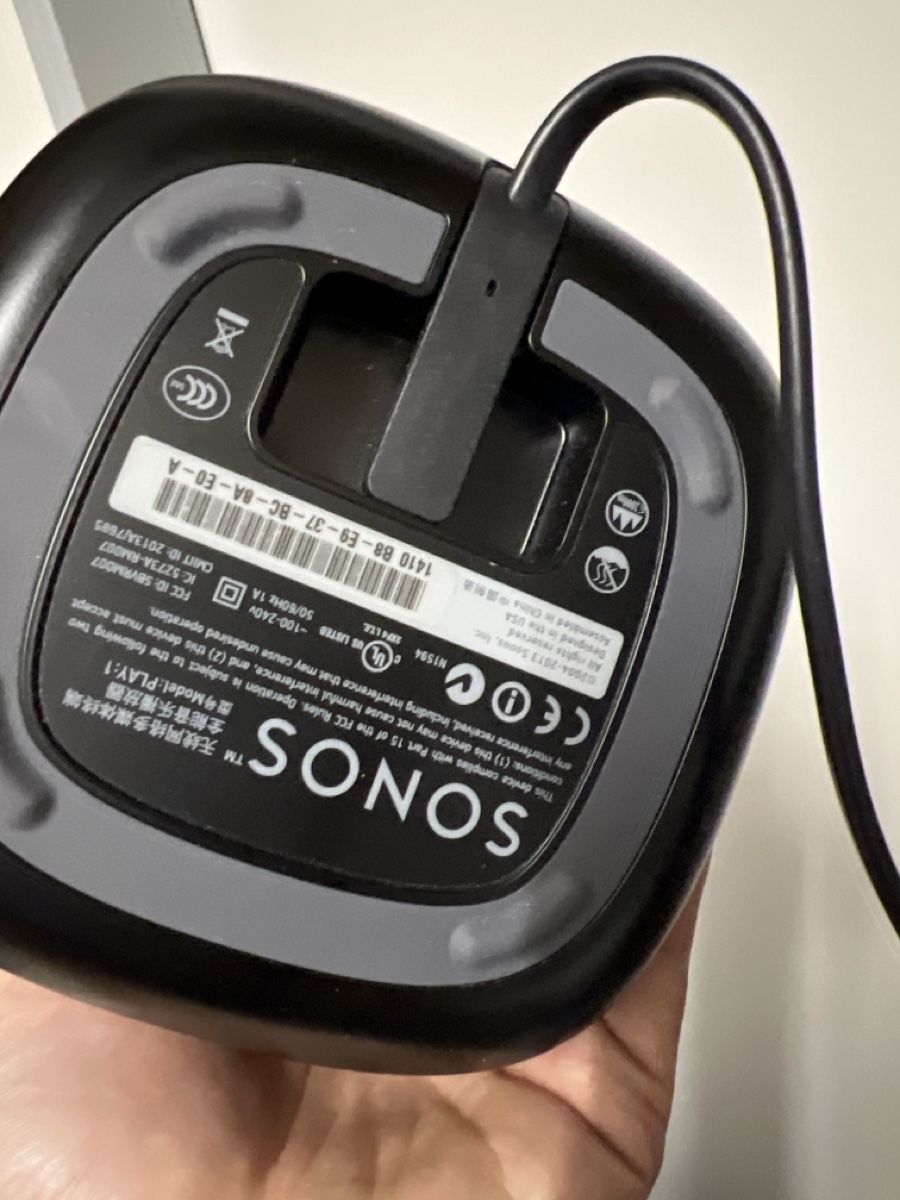 Sonos Lautsprecher: Sonos Play:1 Lautsprecher schwarz  – Defekt aus Nürensdorf von romano_a 1
